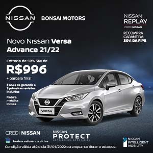 Nissan Versa Advance - 21/01 a 31/01