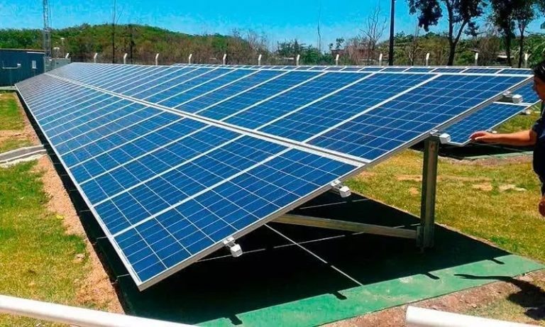 Produção de energia limpa com instalação da usina fotovoltaica (ODS 7) | Foto: Arquivo/GMC