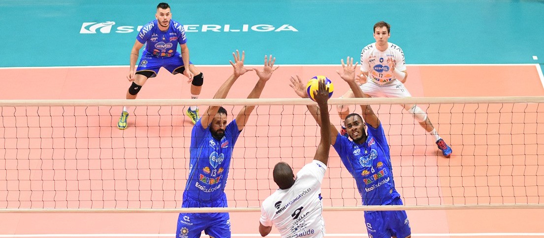 Maringá Vôlei perde para o Taubaté e dá adeus à Copa Brasil