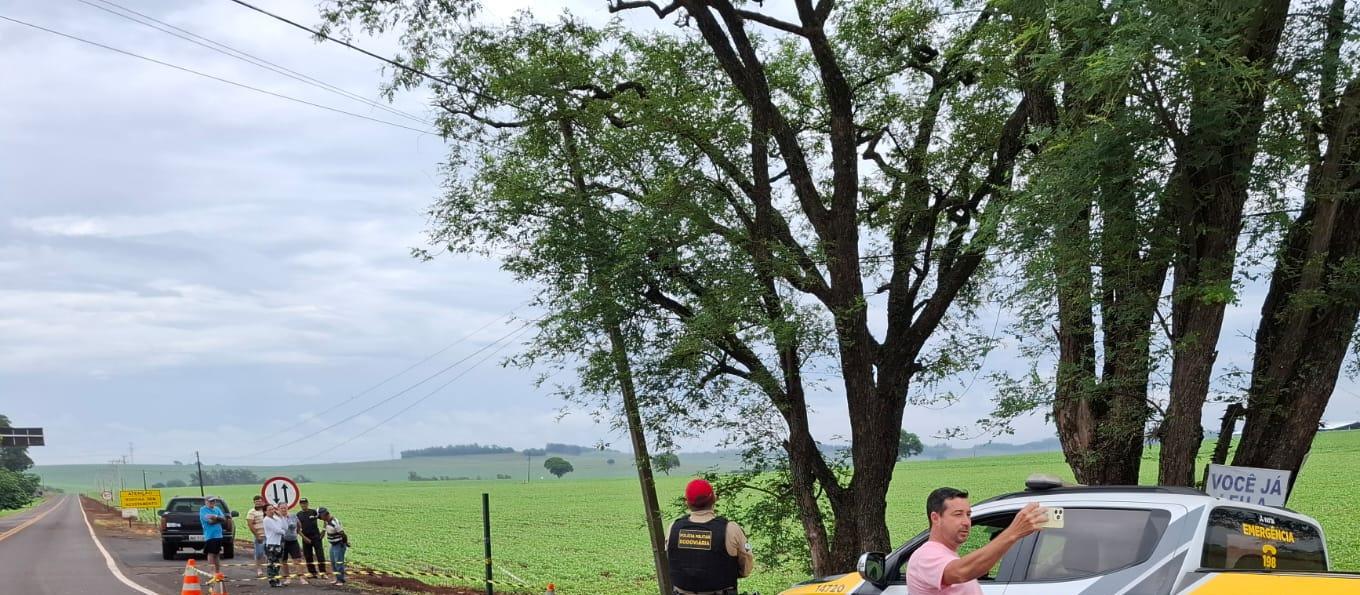 Pedestre sofre mal súbito e morre às margens de rodovia