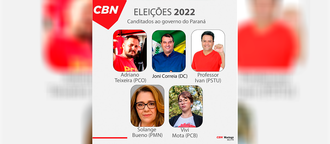 Candidatos ao Governo do Paraná apresentam propostas   