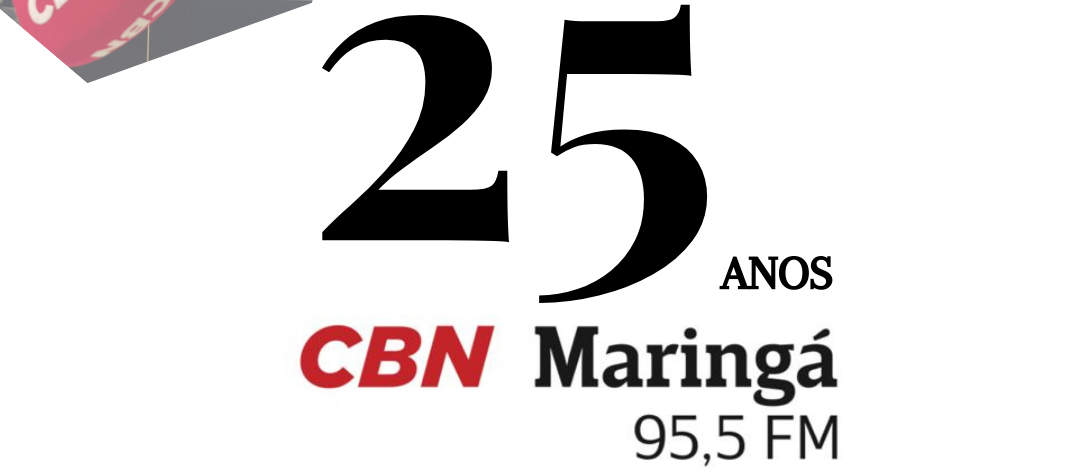 Neste sábado, 14 de outubro, a CBN Maringá completa 25 anos no ar