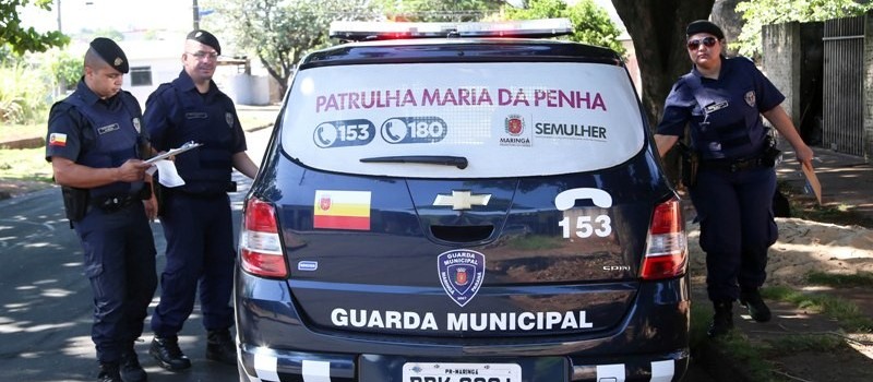 Em Maringá, patrulha Maria da Penha atendeu 1.409 casos em 2018