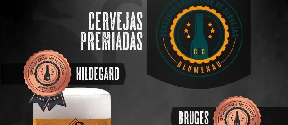Hórus Cervejaria recebe medalhas de prata e bronze no Concurso Brasileiro das Cervejas de Blumenau