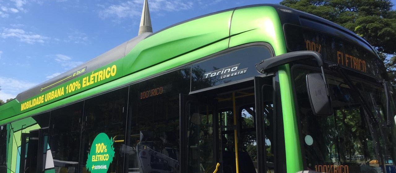 Primeiro ônibus elétrico de Maringá tem autonomia de até 250 km por dia