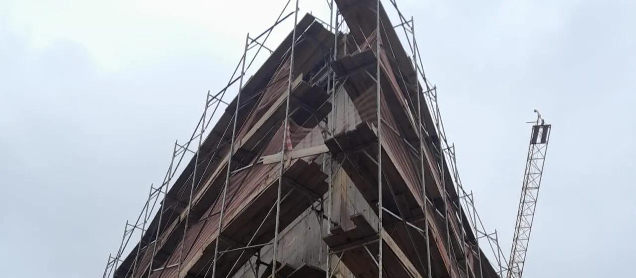 Construção do Centro de Eventos Oscar Niemeyer impacta visual de Maringá