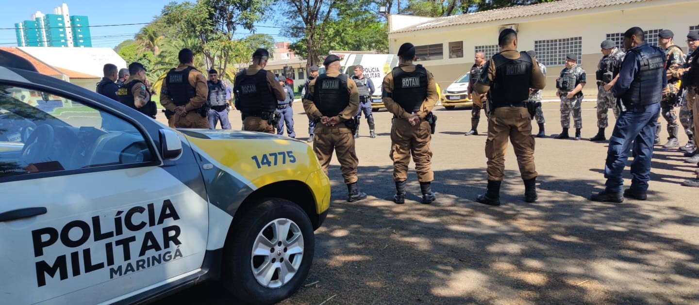 Polícia Militar realiza operações na cidade de Maringá