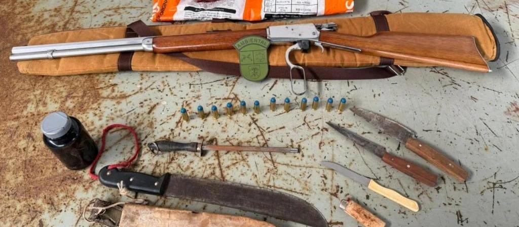 Polícia Ambiental prende homem por caça ilegal e porte de arma durante operação na região de Maringá