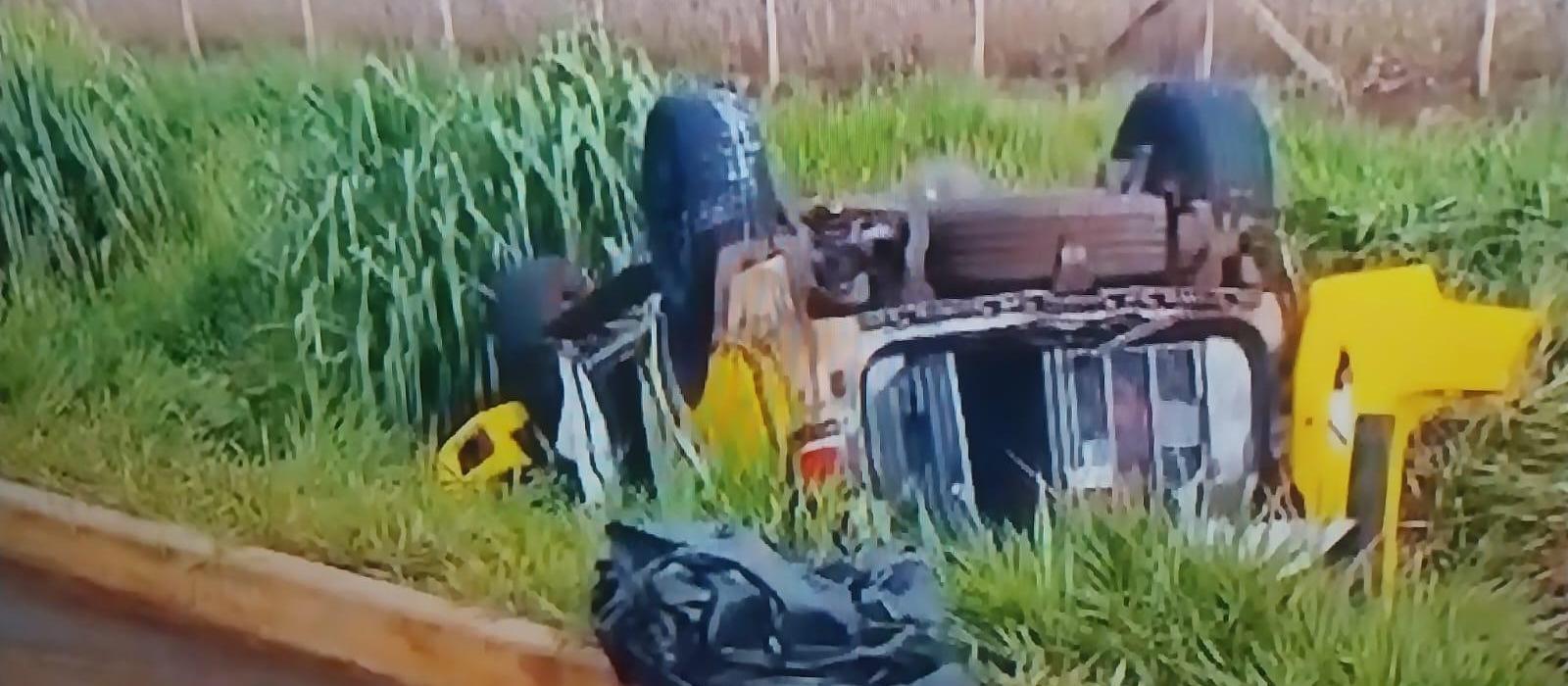 Policial militar morre em acidente com viatura na PR-323