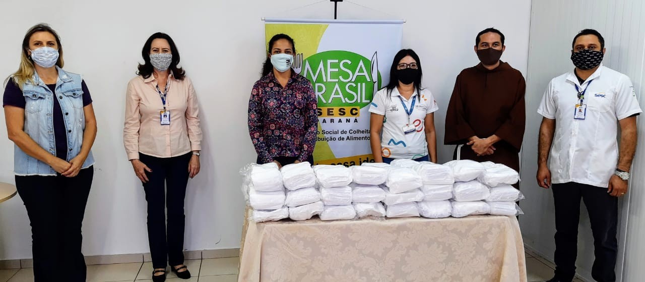 Sesc de Maringá recebe oito mil máscaras para repassar a entidades
