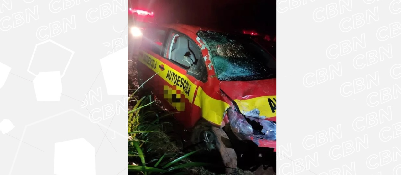 Motorista de autoescola foge após acidente com morte em Missal