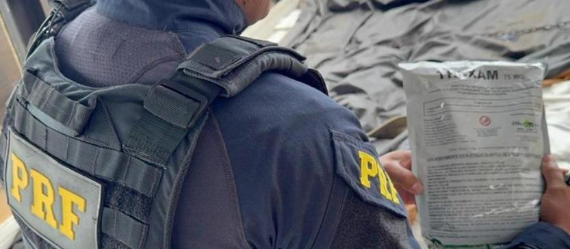 PRF apreende mais de uma tonelada de agrotóxicos de uso restrito no Brasil