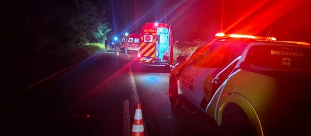 Colisão frontal em rodovia da região deixa cinco pessoas feridas