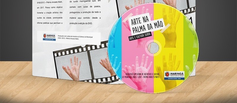 DVD de poesia surda será lançado nesse sábado (22) em Maringá