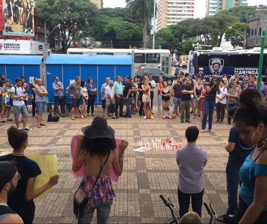 Ato em memória de vereadora assassinada no Rio de Janeiro é realizado Maringá