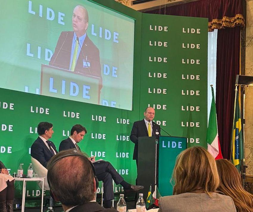 Ricardo Barros representa Câmara dos Deputados no Fórum Brasil Itália