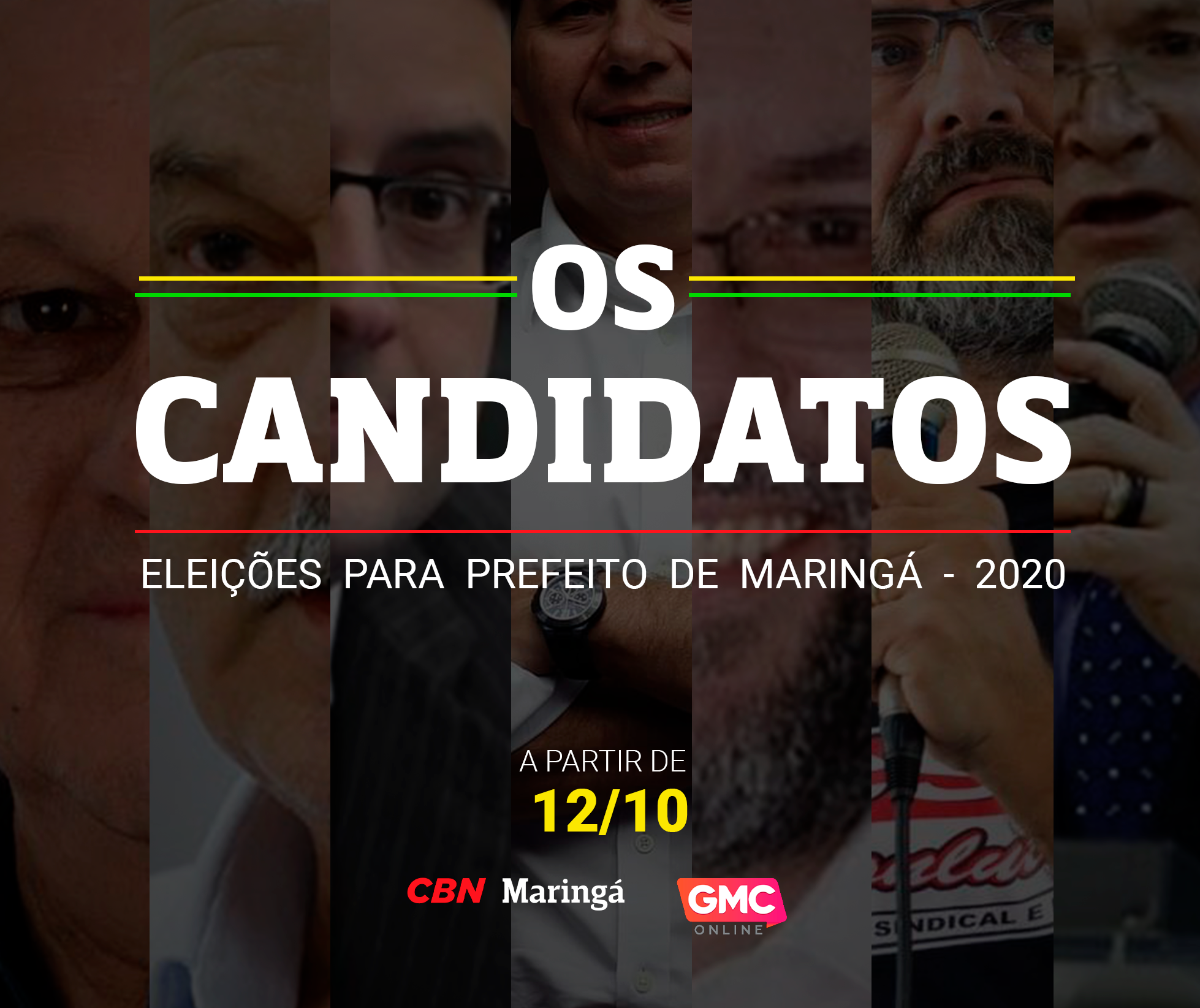 CBN e GMC Online vão lançar websérie sobre os candidatos a prefeito