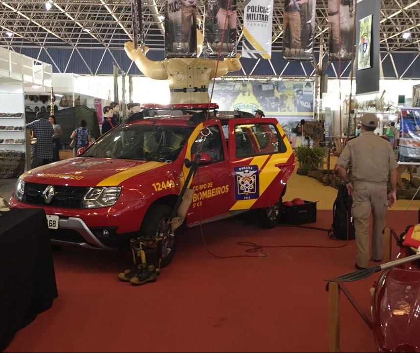 Corpo de Bombeiros tem estande na Expoingá 2018