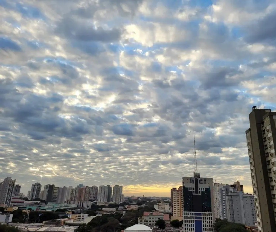 Instabilidade toma conta do tempo em Maringá nesta sexta-feira (7)