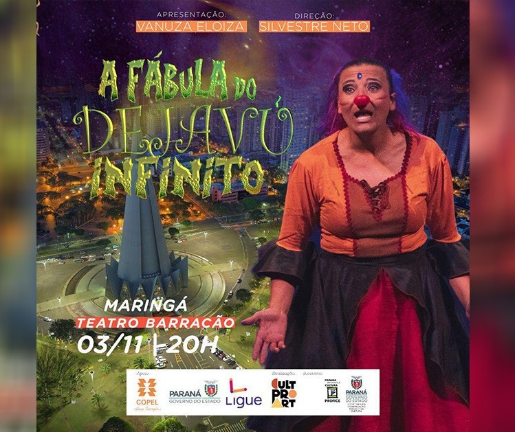Espetáculo que circula pelo Paraná se apresenta em Maringá na quarta-feira (3)