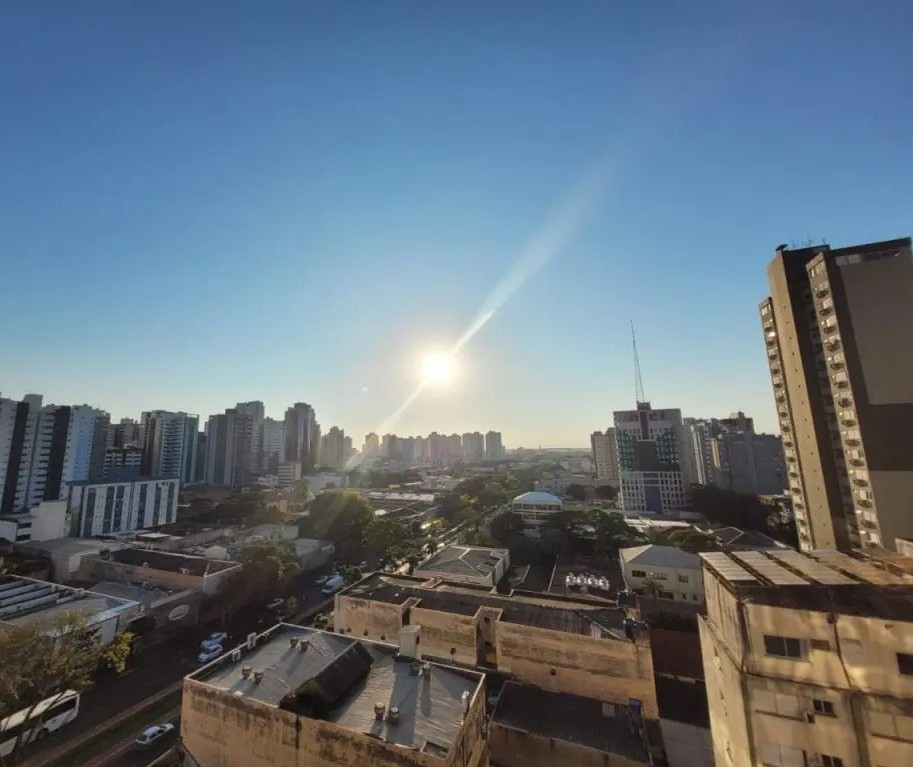 Temperaturas altas marcam a terça-feira (22) em Maringá