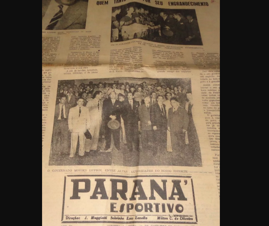 Jornal Paraná Esportivo acompanhou avanço dos times da época