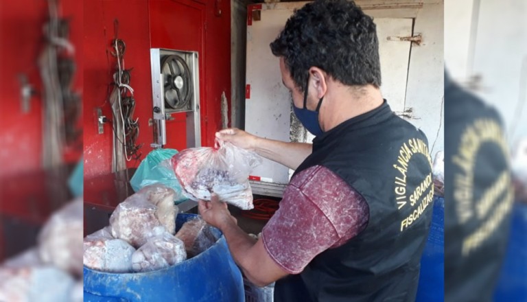 Açougue de Sarandi é interditado e mais de 300 kg de carne são descartados