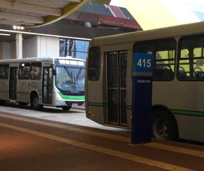 17% da frota do transporte coletivo de Maringá circulou nesta quinta-feira (11)