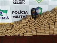Polícia Rodoviária Estadual apreende 14 kg de maconha com dois adolescentes