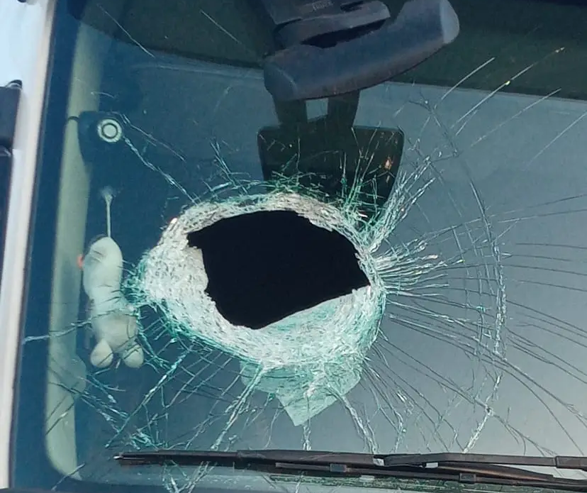 Vídeo: homem atira pedra contra caminhão em movimento em Maringá 