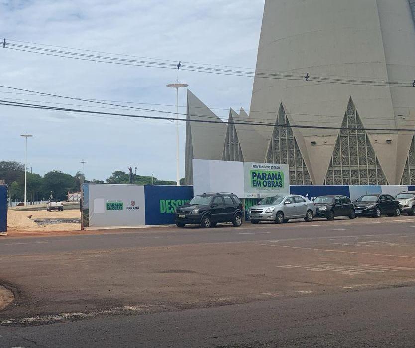 Obras no entorno da Catedral não serão concluídas este ano