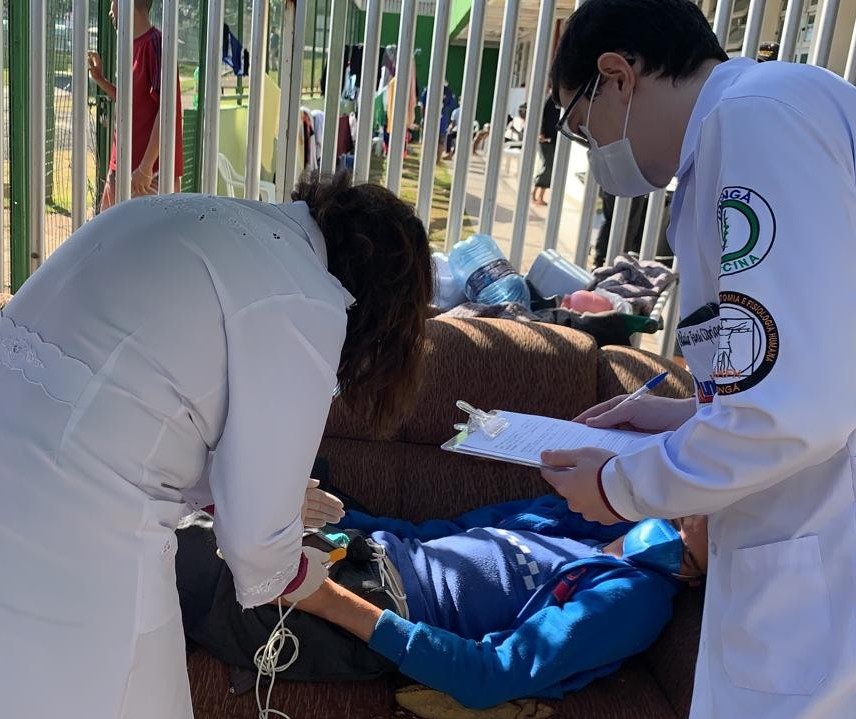 Consultório na rua atende abrigados na Vila Olímpica