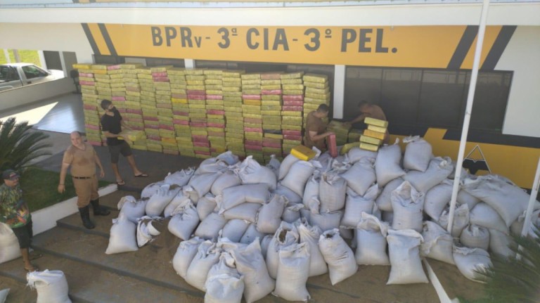 4,7 toneladas de maconha são apreendidas em carga de sementes de chia