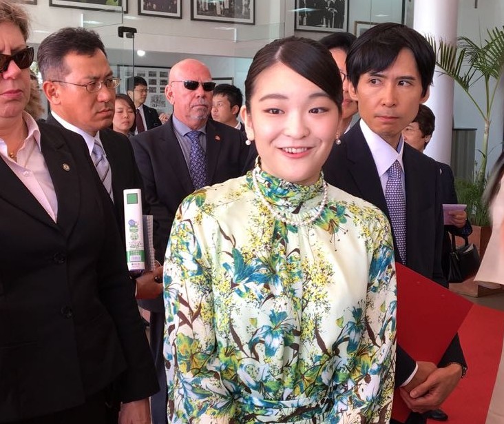 Princesa Mako participa das festividades dos 110 anos da imigração japonesa em Maringá 
