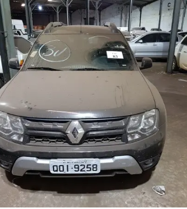  Renault Duster ano 2018 (lote 83). Foto: Receita Federal