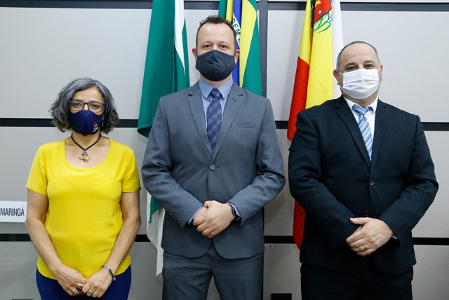 Professora Ana Lúcia (membro), Paulo Biazon (presidente) e Alex Chaves (vice) fazem parte da Comissão de Políticas Gerais (foto: CMM/divulgação)