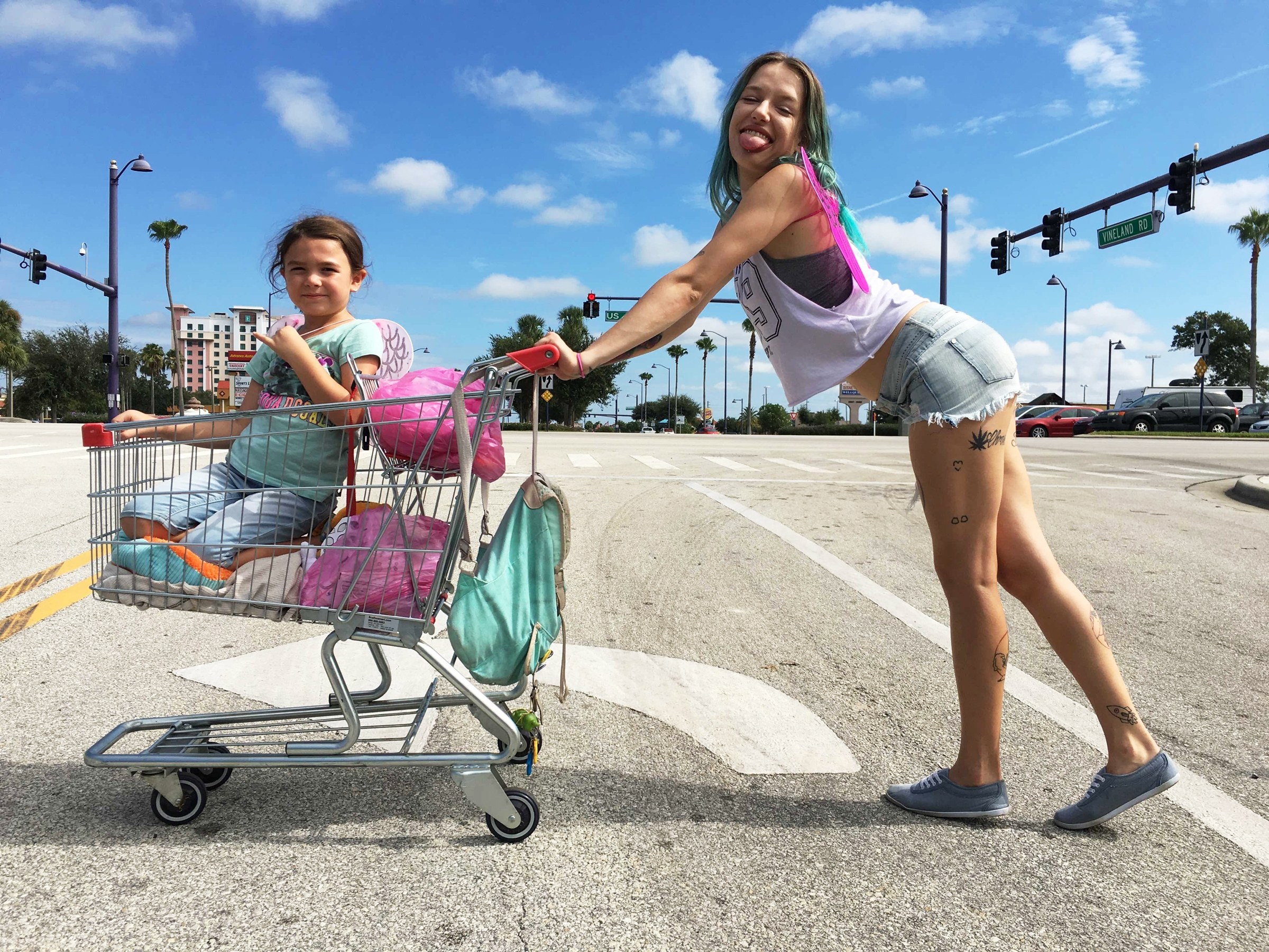 Cena do filme The Florida Project