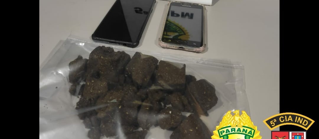 Casal de Sarandi é flagrado com drogas em Jussara