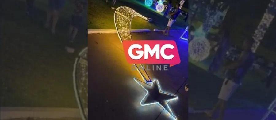 Criança se machuca com decoração natalina em Sarandi