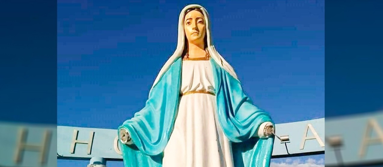 Imagem de santa vandalizada ganhará novas mãos, diz padre