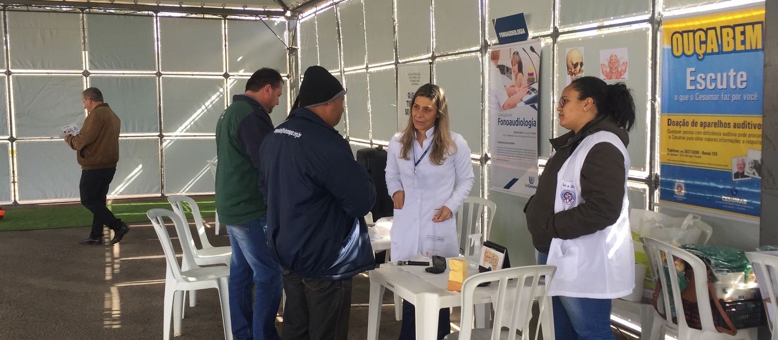 Evento para caminhoneiros orienta sobre saúde