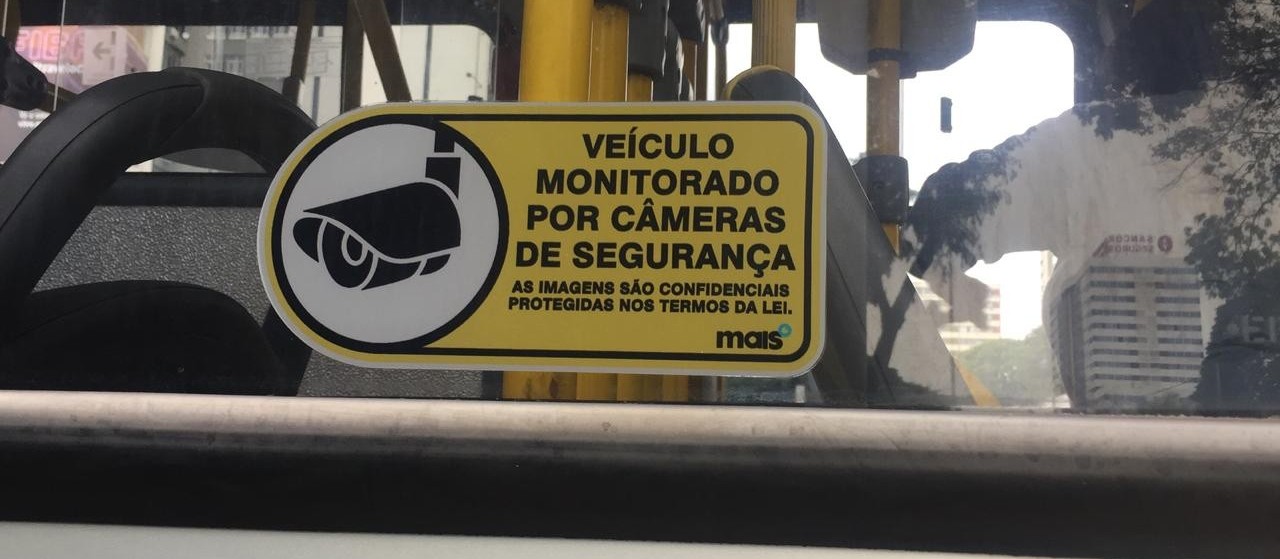 Ônibus estão com câmeras de monitoramento funcionando em Maringá