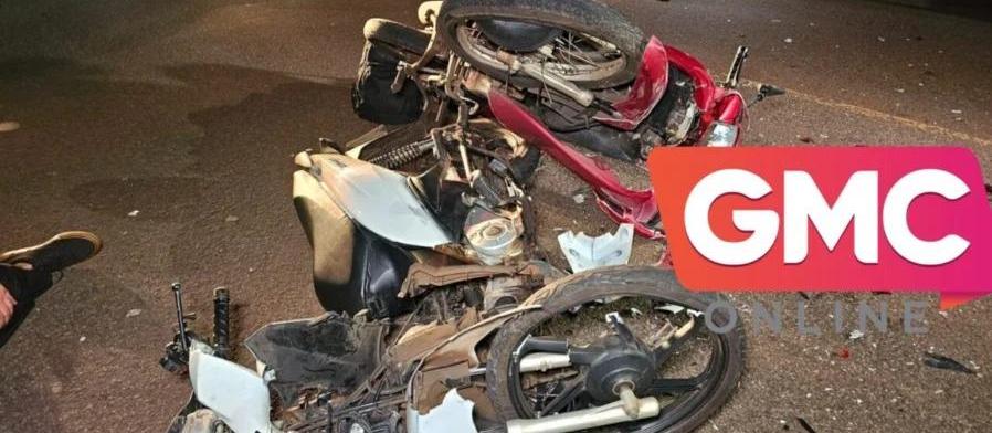 Acidente entre motos deixa duas pessoas feridas em Sarandi