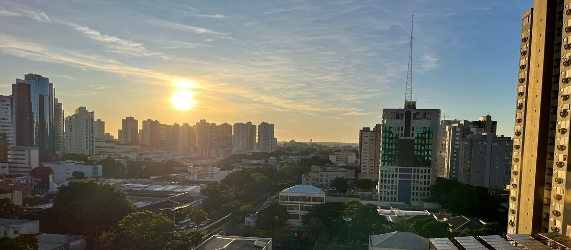 Mínima de 13ºC nesta sexta-feira (02) em Maringá