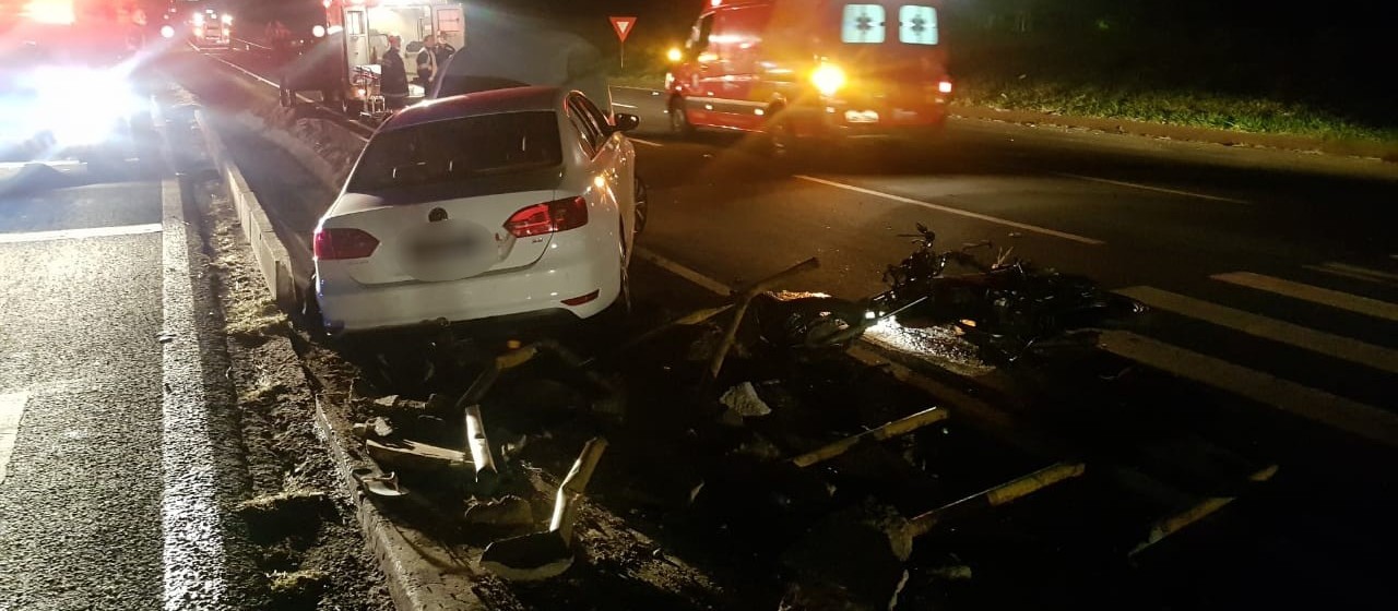 PRF atende dois acidentes simultâneos com motoristas embriagados