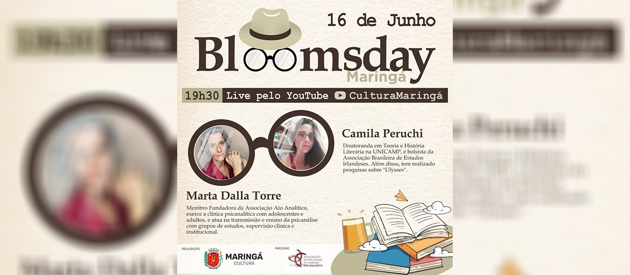 Maringá terá debate para celebrar o ‘Bloomsday’