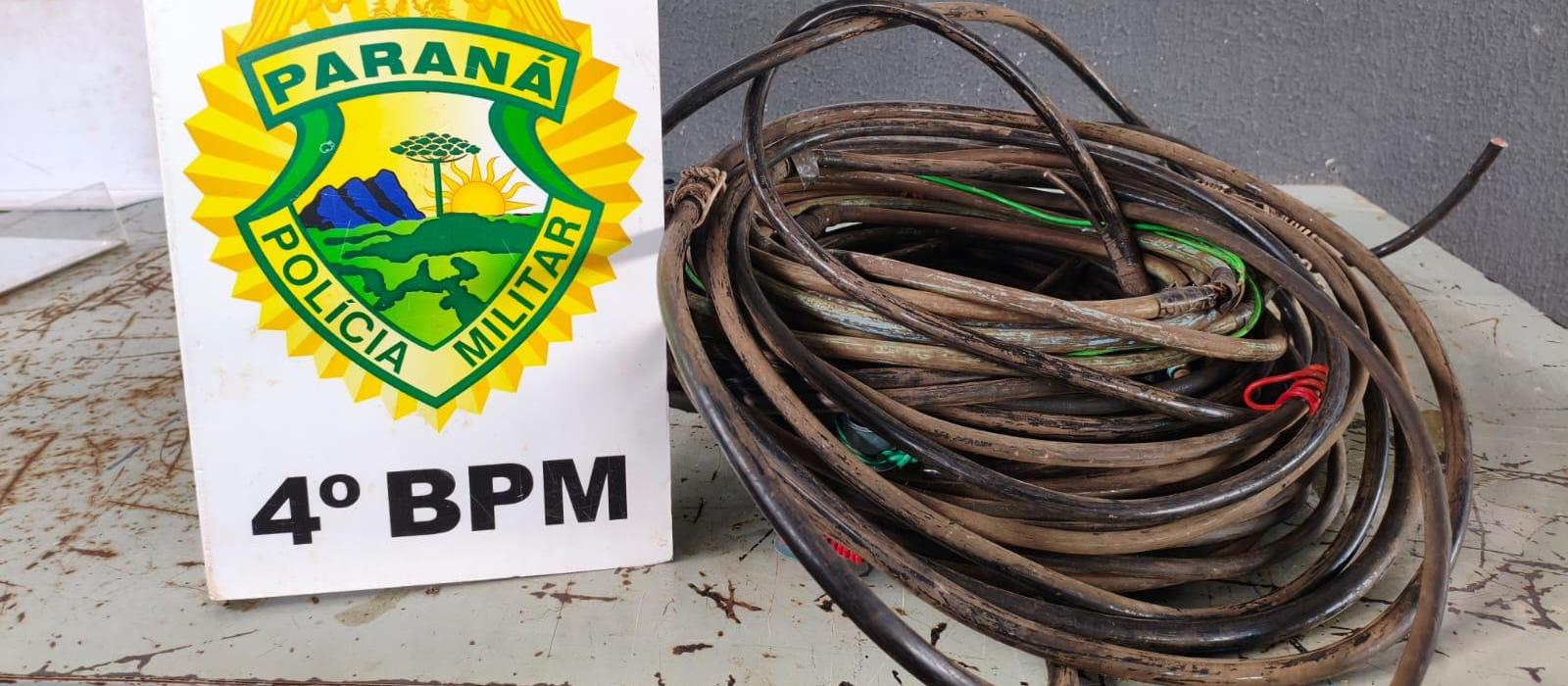 Ladrão de fios se esconde em caixa d´água, mas é preso em Maringá