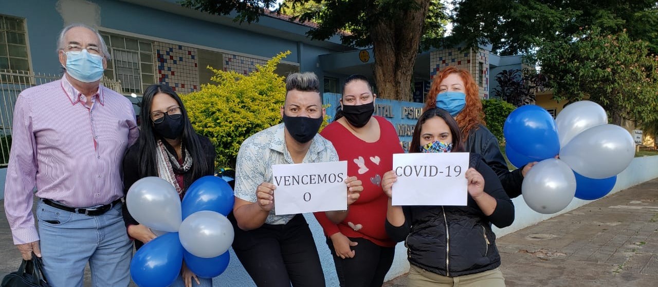 Funcionários do Hospital Psiquiátrico vencem a Covid-19