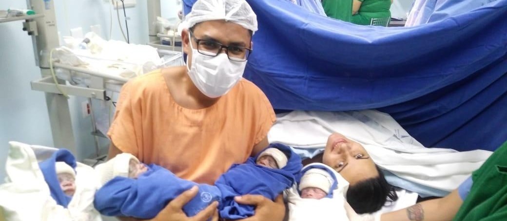 Moradora de Mandaguari dá à luz quadrigêmeos