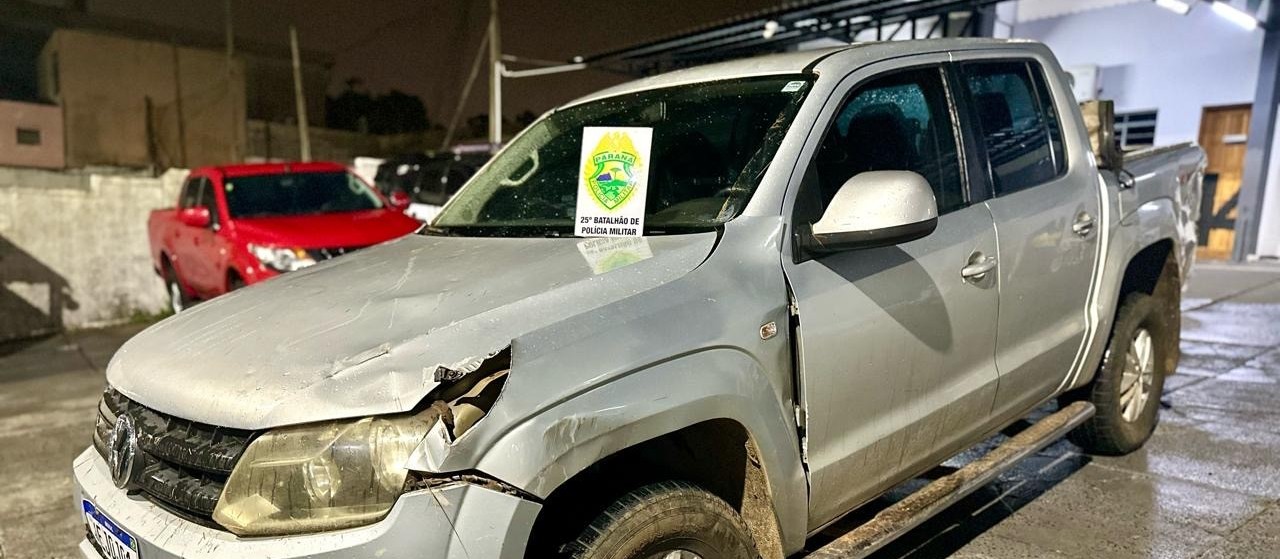 Polícia apreende mais de meia tonelada de maconha em caminhonete